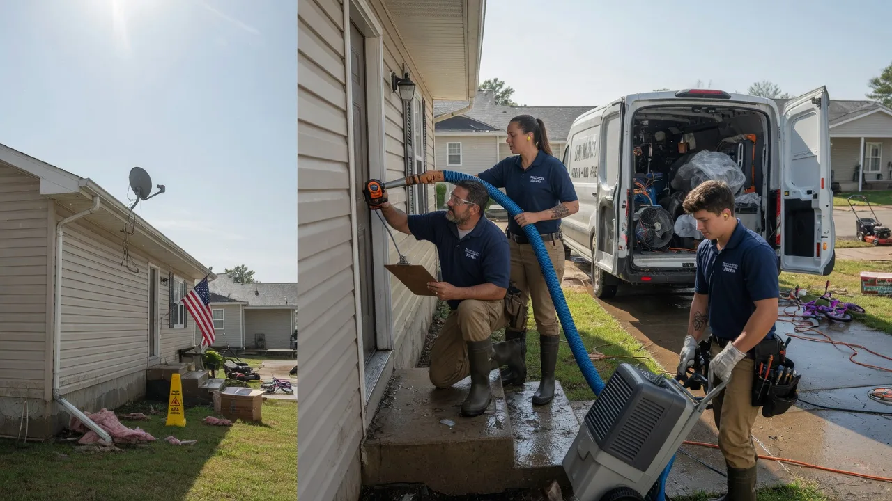 Ceiling Water Damage Restoration in Waterloo, IL near me